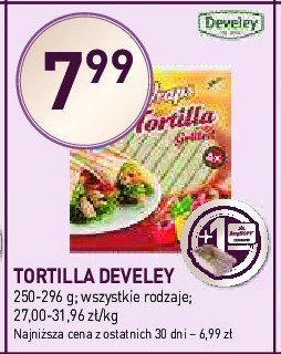 Tortilla grillowana Develey promocja