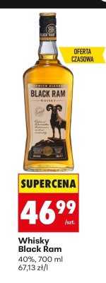 Whisky Black Ram promocja w Biedronka