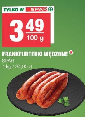 Frankfurterki wędzone Spar promocja w SPAR