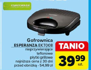 Gofrownica ekt008 Esperanza promocja