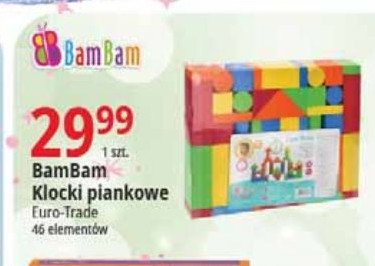 Klocki piankowe BAM BAM promocja