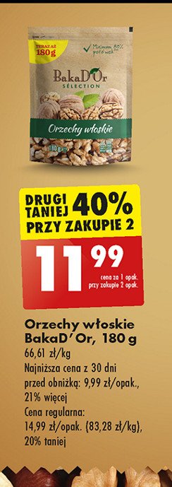 Orzechy włoskie Bakad'or promocja