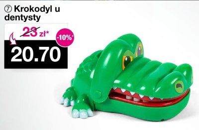 Krokodyl u dentysty promocja w Woolworth