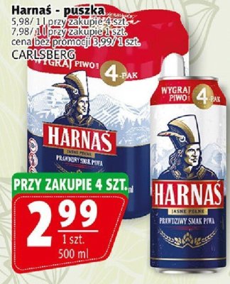 Piwo Harnaś - puszka 500ml CARLSBERG promocja w Prim Market