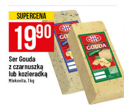 Ser gouda z czarnuszk膮 Mlekovita promocja