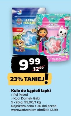 Kule do kąpieli łapki Koci Domek Gabi promocja w Netto