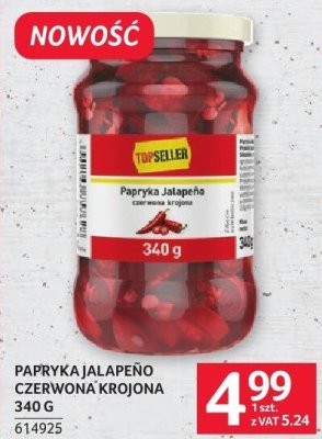 Papryka Jalapeño czerwona krojoną 340 g promocja w Selgros