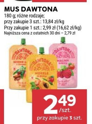 Mus Dawtona różne rodzaje promocja w Stokrotka