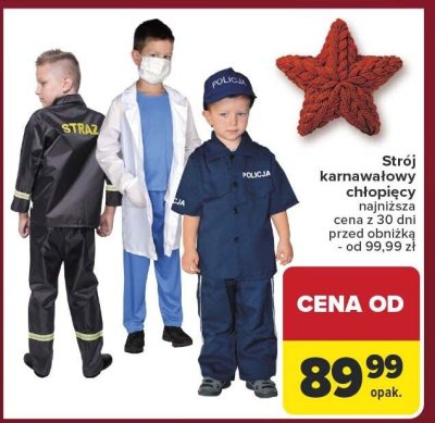 Strój karnawałowy chłopięcy promocja w Carrefour
