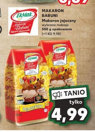 Makaron babuni kura krajanka Eko-mak promocja