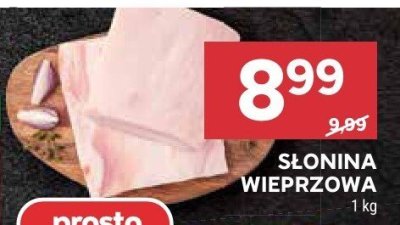 Słonina wieprzowa promocja w Stokrotka