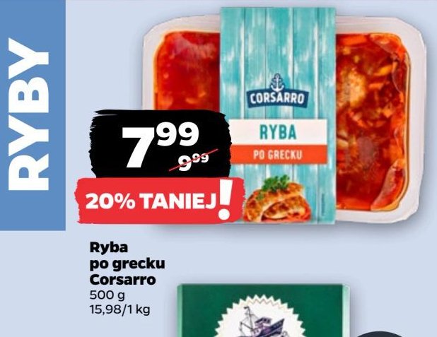 Ryba po grecku Corsarro promocja w Netto