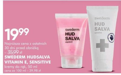 Krem SWEDERM HUDSALVA VITAMIN E, SENSITIVE do rąk, 50 ml promocja w Super-Pharm