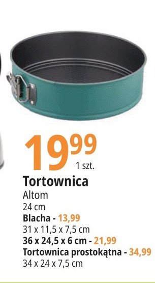 Forma do pieczenia prostok膮tna 36 x 24.5 cm Altom promocja