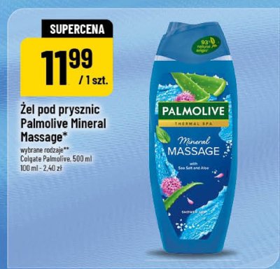 Żel pod prysznic Palmolive Mineral Massage promocja w POLOmarket