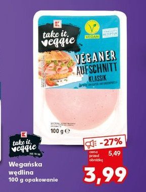 Wędlina klasyczna K-take it veggie promocja