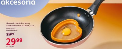Patelnia z formą w kształcie serca śr. 20 cm promocja w Rossmann