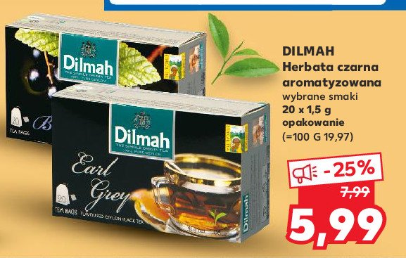 Herbata blackcurrant Dilmah promocje