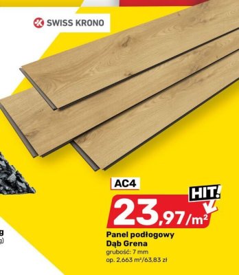 Panel podłogowy Dąb Grena promocja w Bricomarche