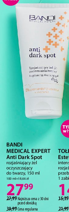 Żel do twarzy oczyszczający Bandi medical expert anti dark spot promocja