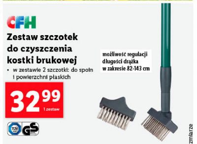 Szczotka do kostki brukowej promocja