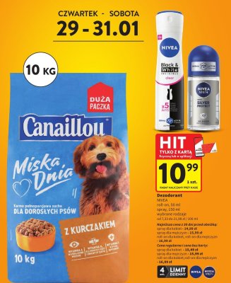 Dezodorant Nivea Black & White Invisible Clear spray promocja w Intermarche