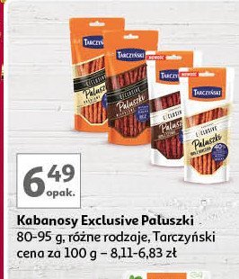 Kabanosy drobiowe Tarczy艅ski Exclusive promocja