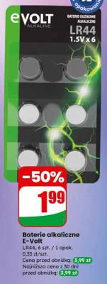 Baterie alkaliczne LR44 promocja w Dino