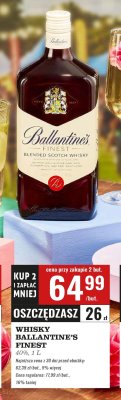 Whisky Ballantine's finest promocja