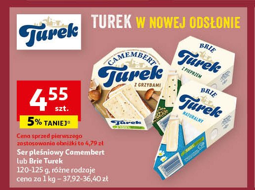 Serek camembert z grzybami TUREK Turek 123 promocja