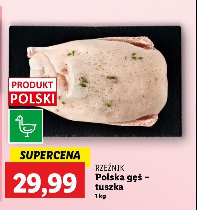 Gęś tuszka Rzeźnik codzienna dostawa promocja