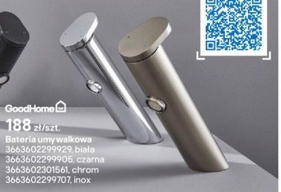 Bateria umywalkowa GoodHome Nyasa inox promocja w Castorama