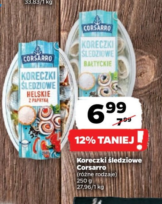 Koreczki śledziowe bałtyckie Corsarro promocja