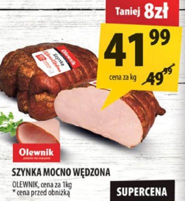 Szynka mocno wędzona OLEWNIK promocja w Arhelan