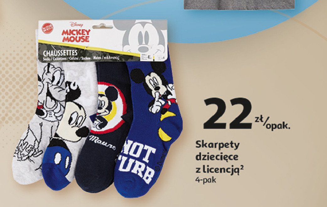 Skarpety dziecięce mickey mouse promocja