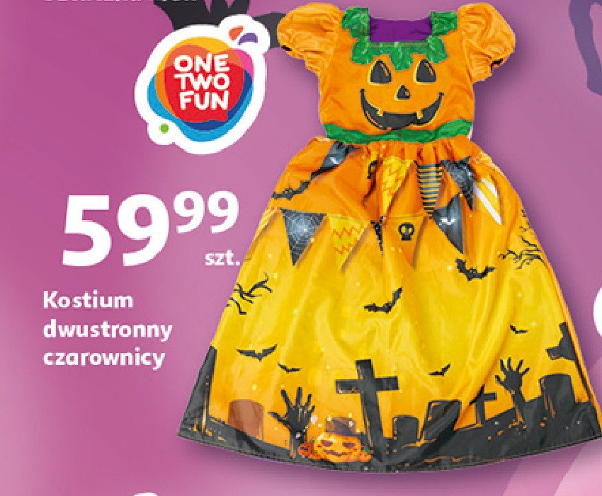 Kostium dwustronny czarownicy One two fun promocja