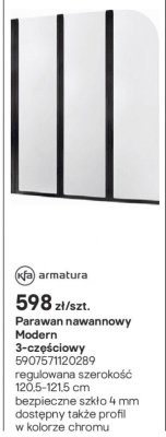 Parawan nawannowy Modern promocja w Castorama