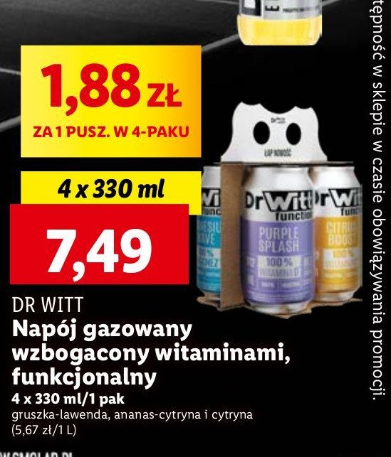 Napój mix Dr witt promocja