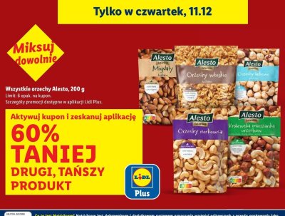 Orzechy włoskie 200g promocja w Lidl