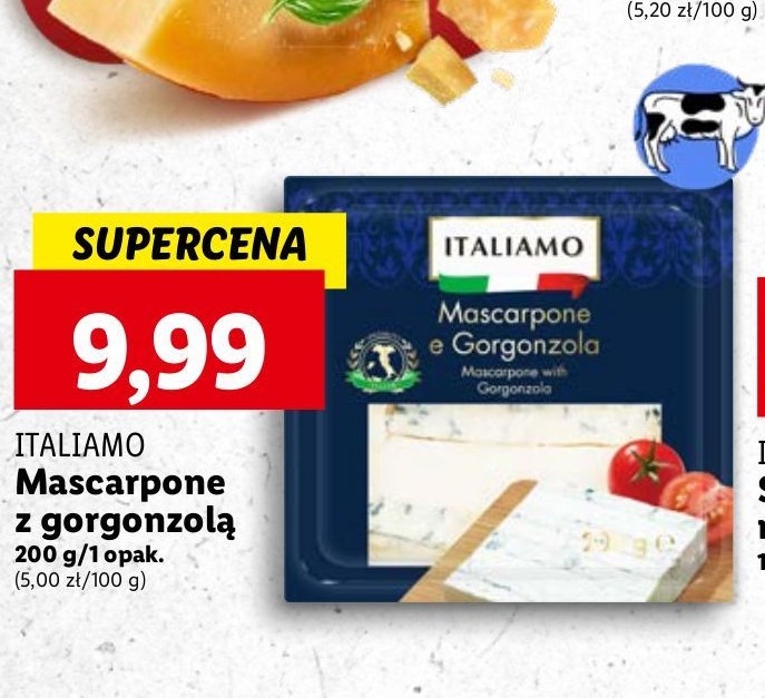 Ser mascarpone z gorgonzolą Italiamo promocja