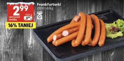 Frankfurterki Taurus promocja w Delikatesy Centrum