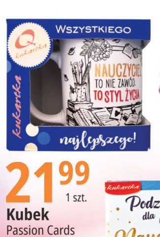 Kubek Passion cards promocja