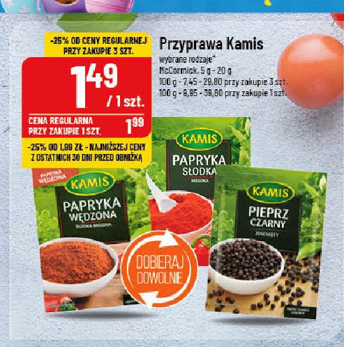 Papryka wędzona słodka Kamis promocja w POLOmarket