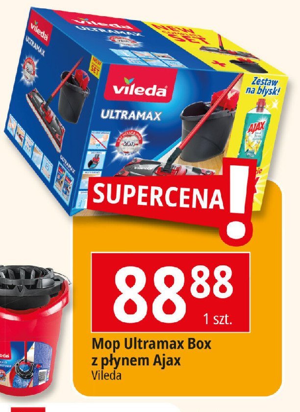 Mop z wiadrem ultramax Vileda promocja