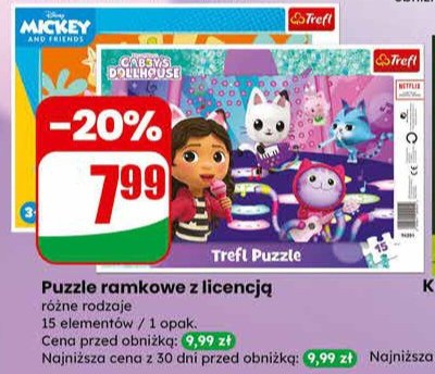 Puzzle Trefl różne rodzaje promocja w Dino