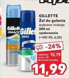 Żel do golenia complete defense Gillette promocja