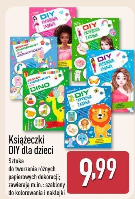 Książeczki DIY dla dzieci promocja w Aldi