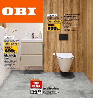 Pneumatyczny zestaw podtynkowy Zuro 2 Cersanit promocja w OBI