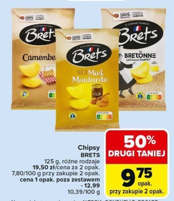 Chipsy BRETS promocja w Carrefour Market