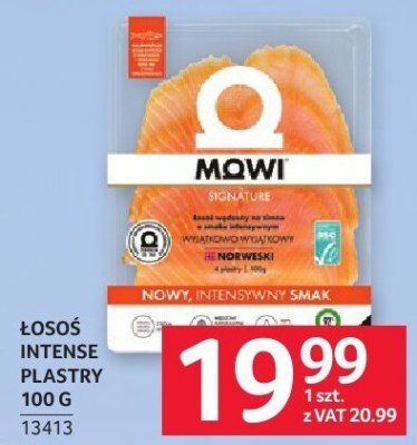 Łosoś intense plastry promocja w Selgros
